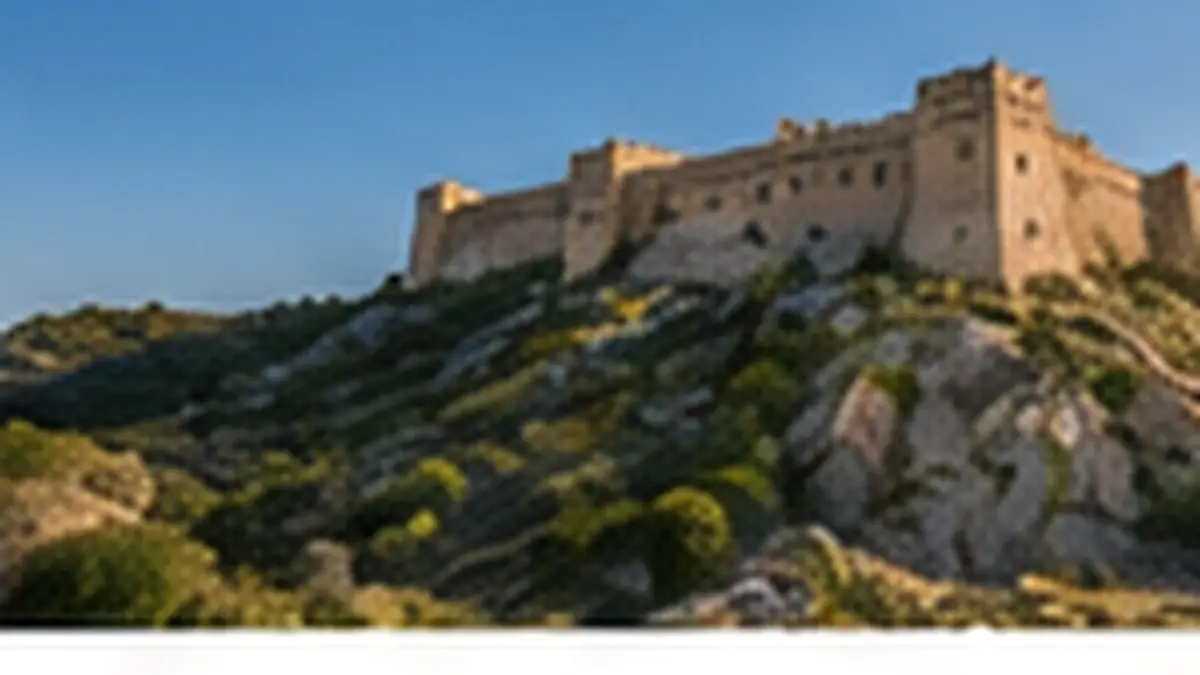 Santa Bárbara-slottet på Benacantil ovanför Alicante